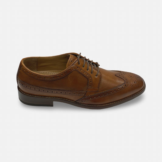 Cole Haan British Tan Broge Wintip |Giraldo Grind Wing II