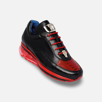 Clearance | Belvedere Men’s E01 Exotic Leather Sneaker