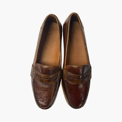 Belvedere antique camel loafer E38TVN