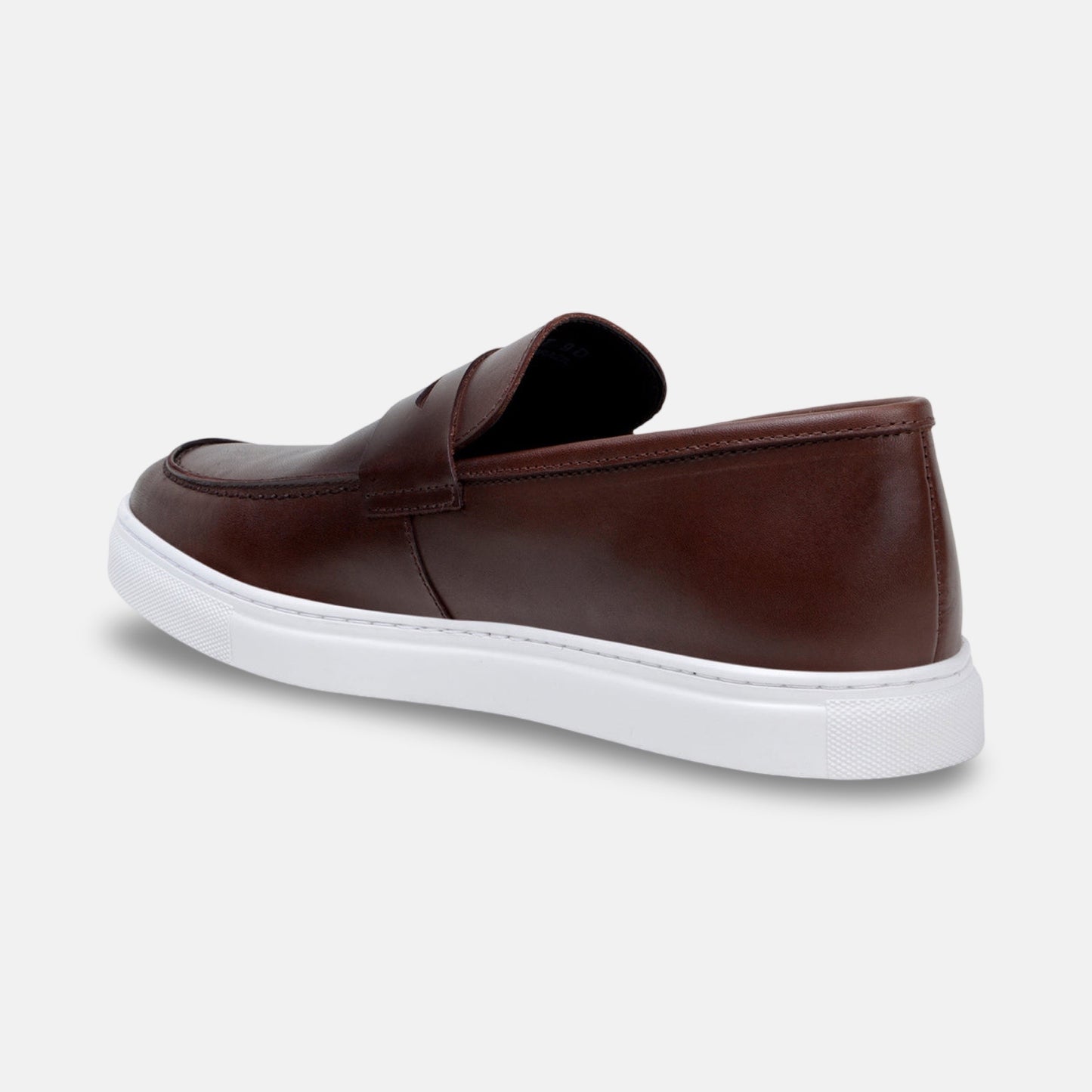 Belvedere Studio Hybrid Penny Loafer Elliot – Brown Nappa Leather, Rubber Sole