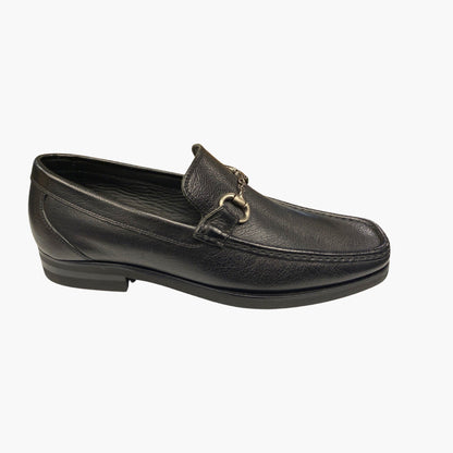 Toscana Black Italian Bit loafer
