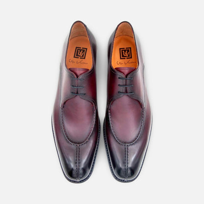 Jayden – Burgundy Split Toe Derby by Ugo Vasare