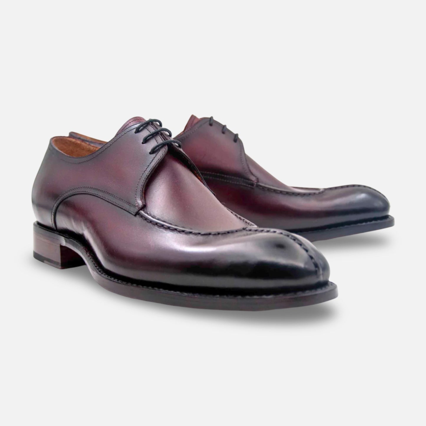 Jayden – Burgundy Split Toe Derby by Ugo Vasare