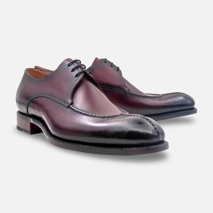 Jayden – Burgundy Split Toe Derby by Ugo Vasare