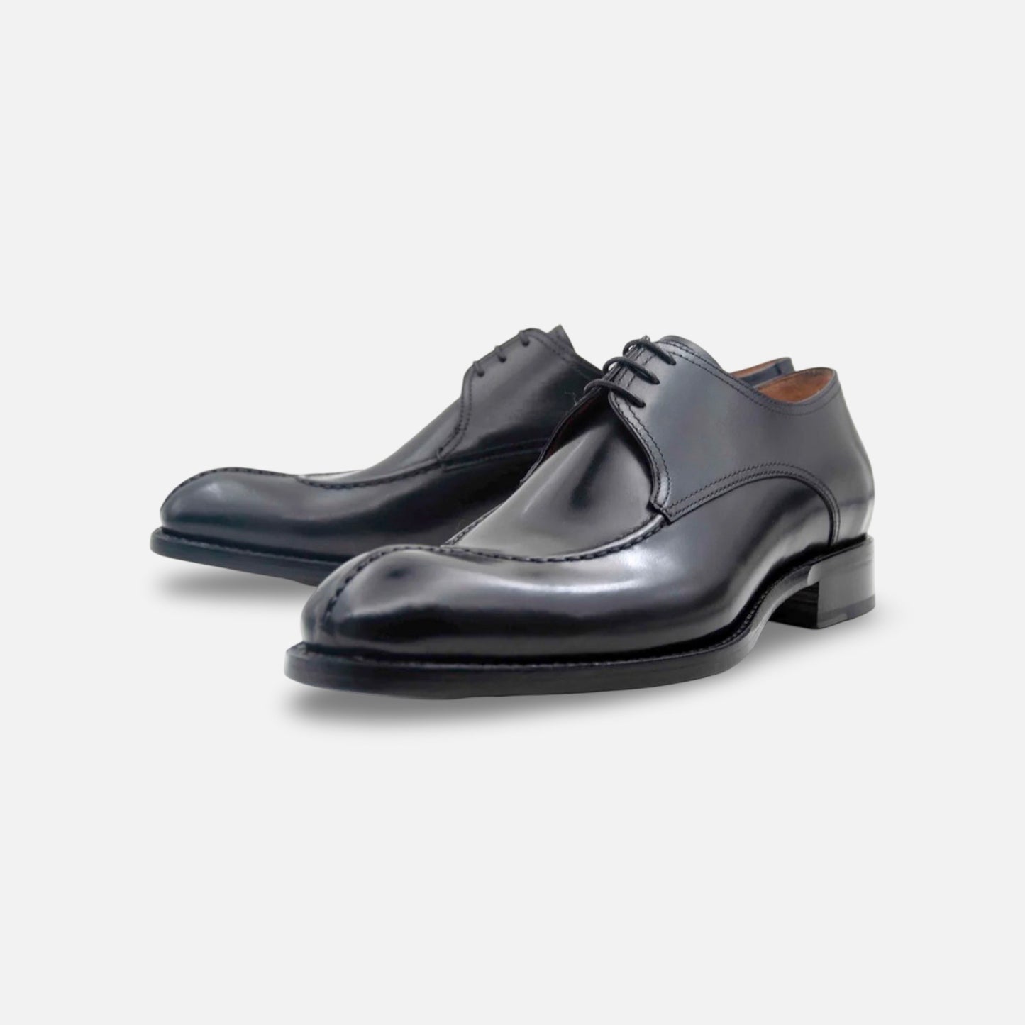 Jayden – Black Split Toe Derby by Ugo Vasare