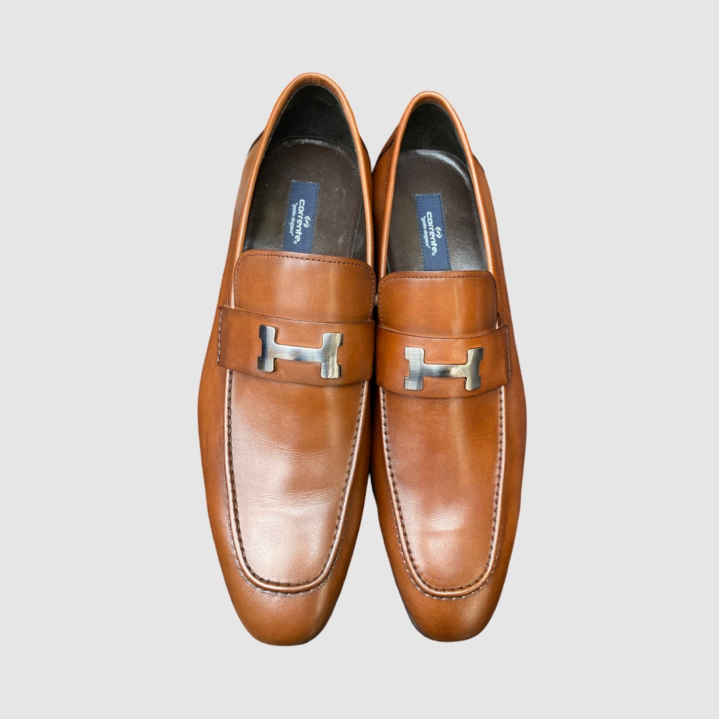Men's H Buckle Shoes by Corrente Tan | Size 46
