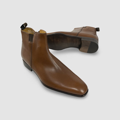 Clearance | Mens Calzoleria Toscana Italia Side Zip Boot Moka