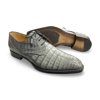 Mezlan Grey All Over Crocodile Shoe