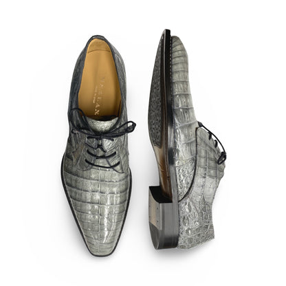 Mezlan Grey All Over Crocodile Shoe