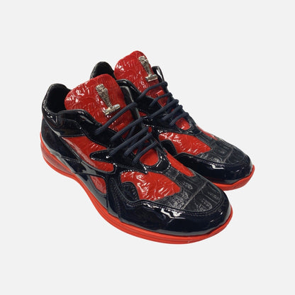 Mauri black/read sneaker 8464