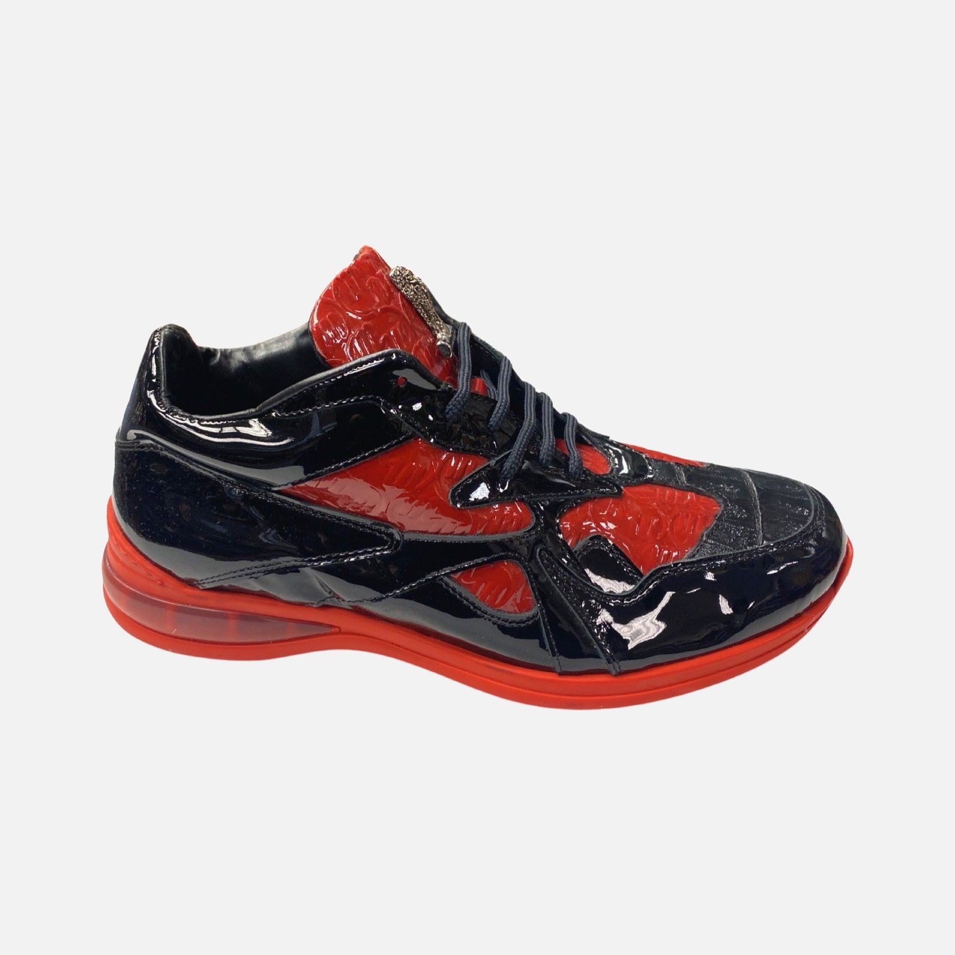 Mauri mens Black and red sneaker