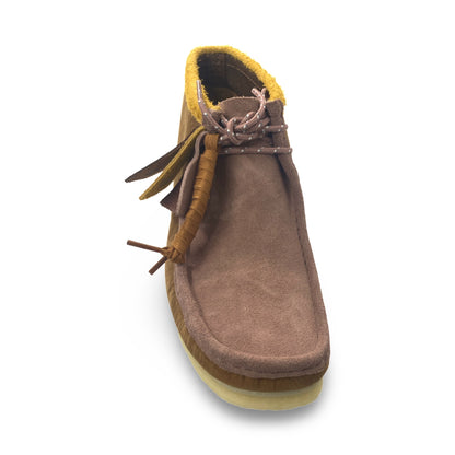 Clarks Originals Wallabee Boot Multicolor Suede 64074 Men’s Moc Toe Crepe Sole