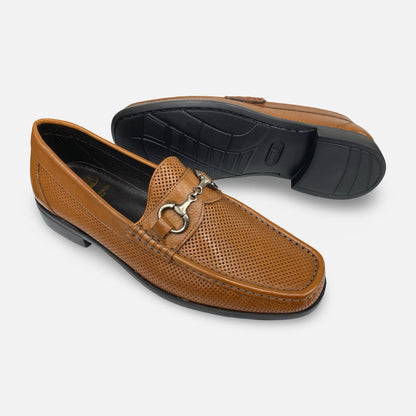 Calzoleria Toscana Black Brick Loafers Q589  – Handcrafted Italian Elegance | Clearance