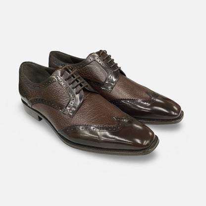 Mezlan Brown Wingtip Oxfords Dres Shoes 15465 | Final sale - Last Pairs!