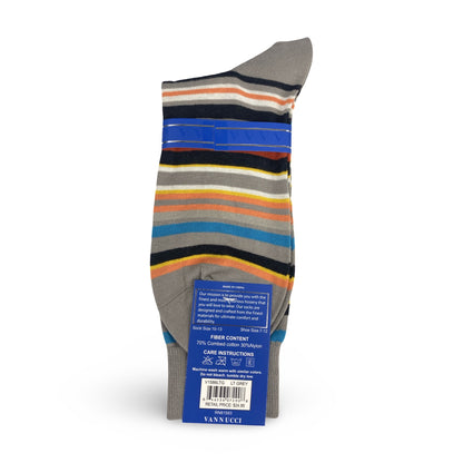 Mens Lt Gray Fashions Socks  V1586LTG