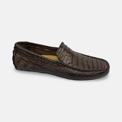Toscana Brown Crocodile Driver 4551