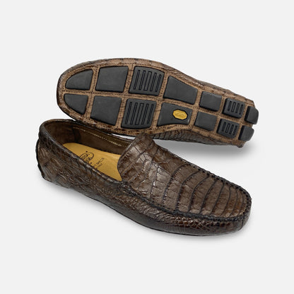 Toscana Brown Crocodile Driver 4551