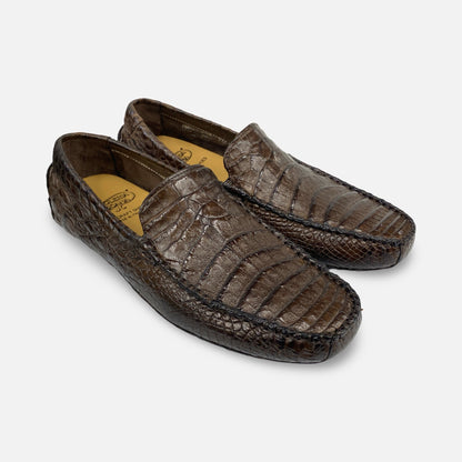 Toscana Brown Crocodile Driver 4551