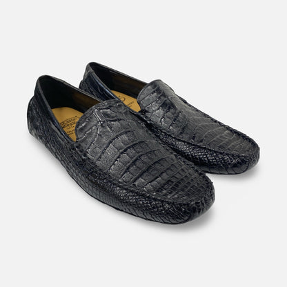 Toscana Black Crocodile Driver 4551