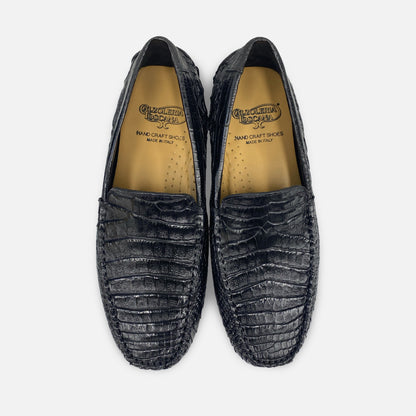 Toscana Black Crocodile Driver 4551