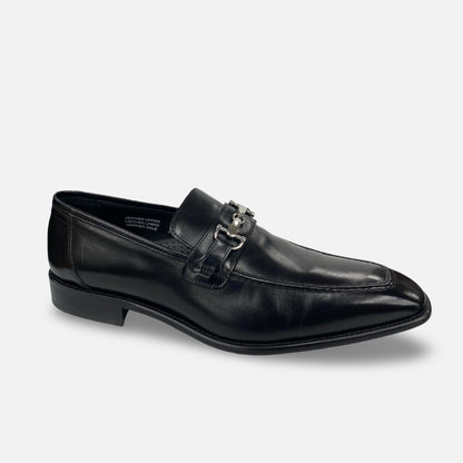 Calzoleria Toscana Black Bit Loafer 2593-M – Handmade in Italy