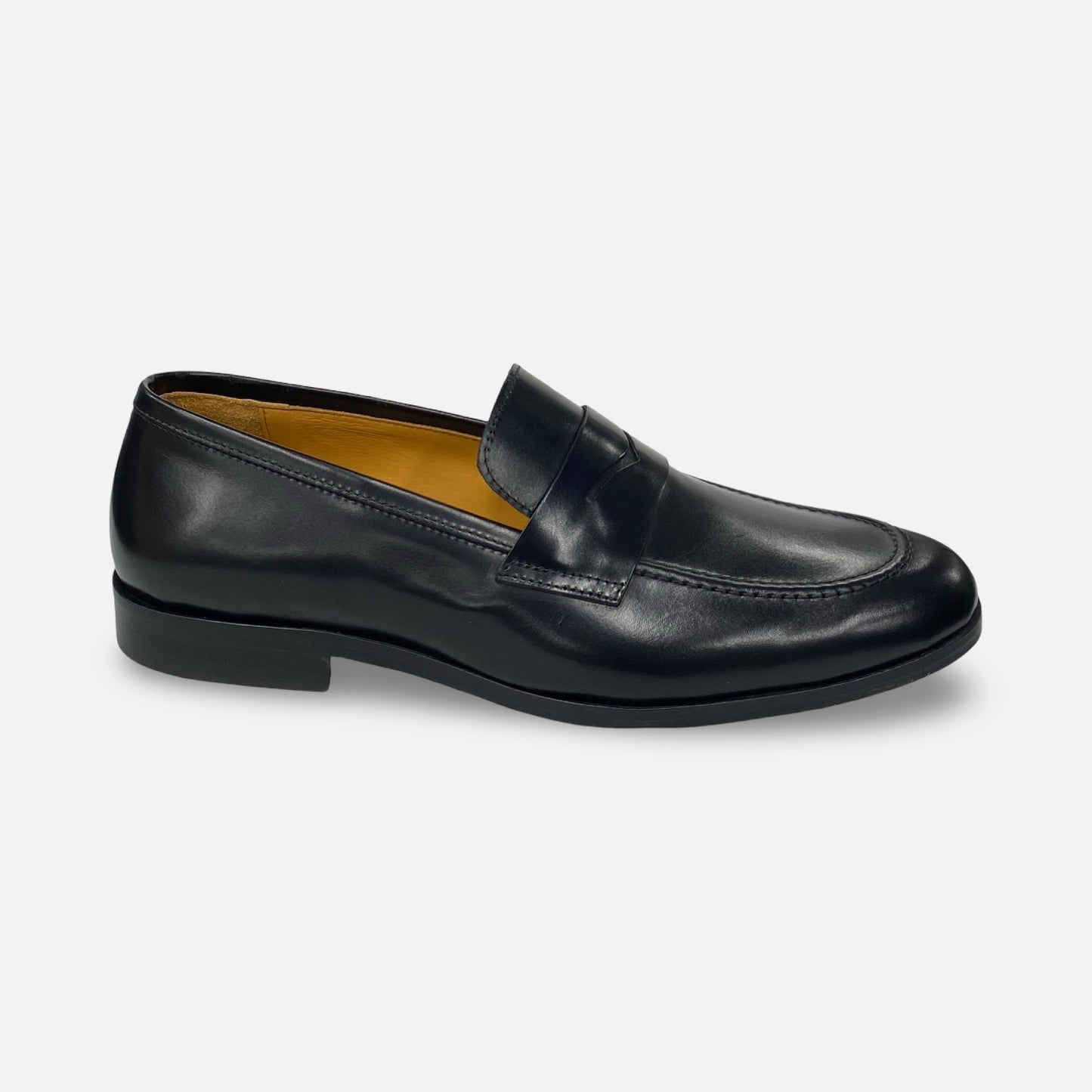 Bruno Magli Flex Penny Loafer Black – Handmade in Italy