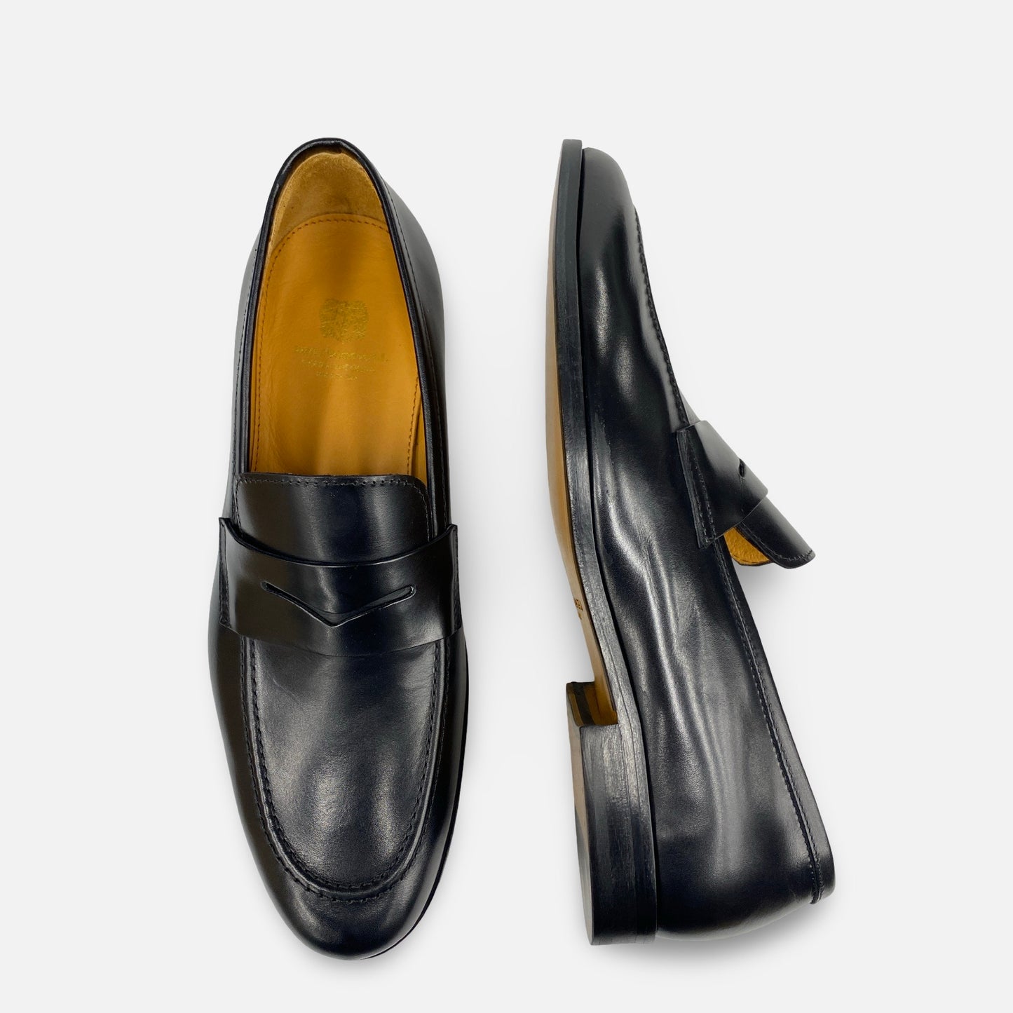 Bruno Magli Flex Penny Loafer Black – Handmade in Italy