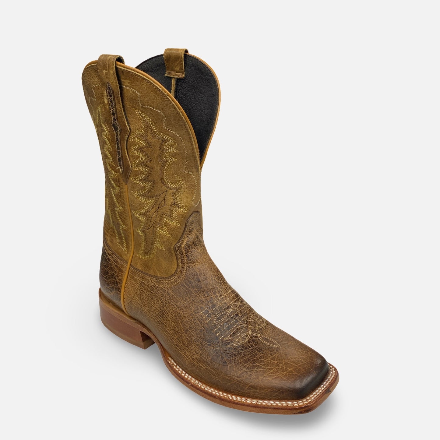 Tony Lama Men’s Lowden Sand Brown Cowhide Square Toe Cowboy Boot | Style #TL3029