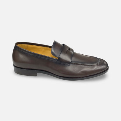 Bruno Magli Flex Penny Loafer Brown – Handmade in Italy