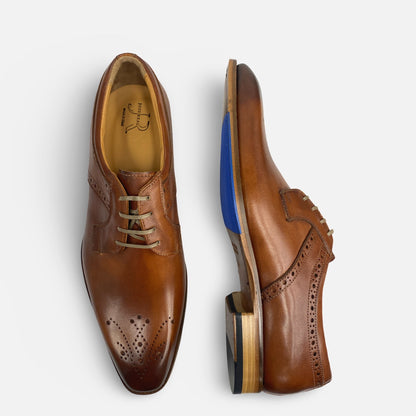 Mens Jose Real Rust Italian Shoe H693