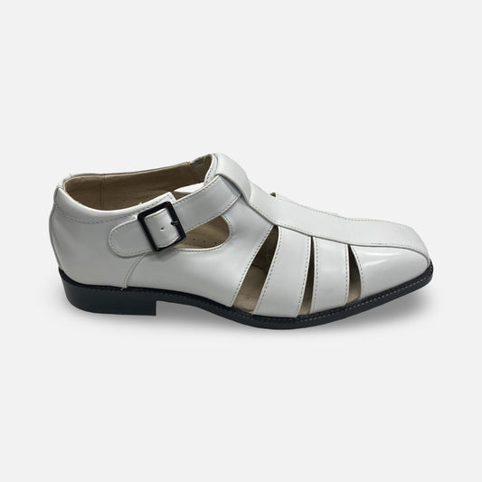 Stacy Adams Calisto Men’s Dress Sandal – White, Size 10M (Final Sale)
