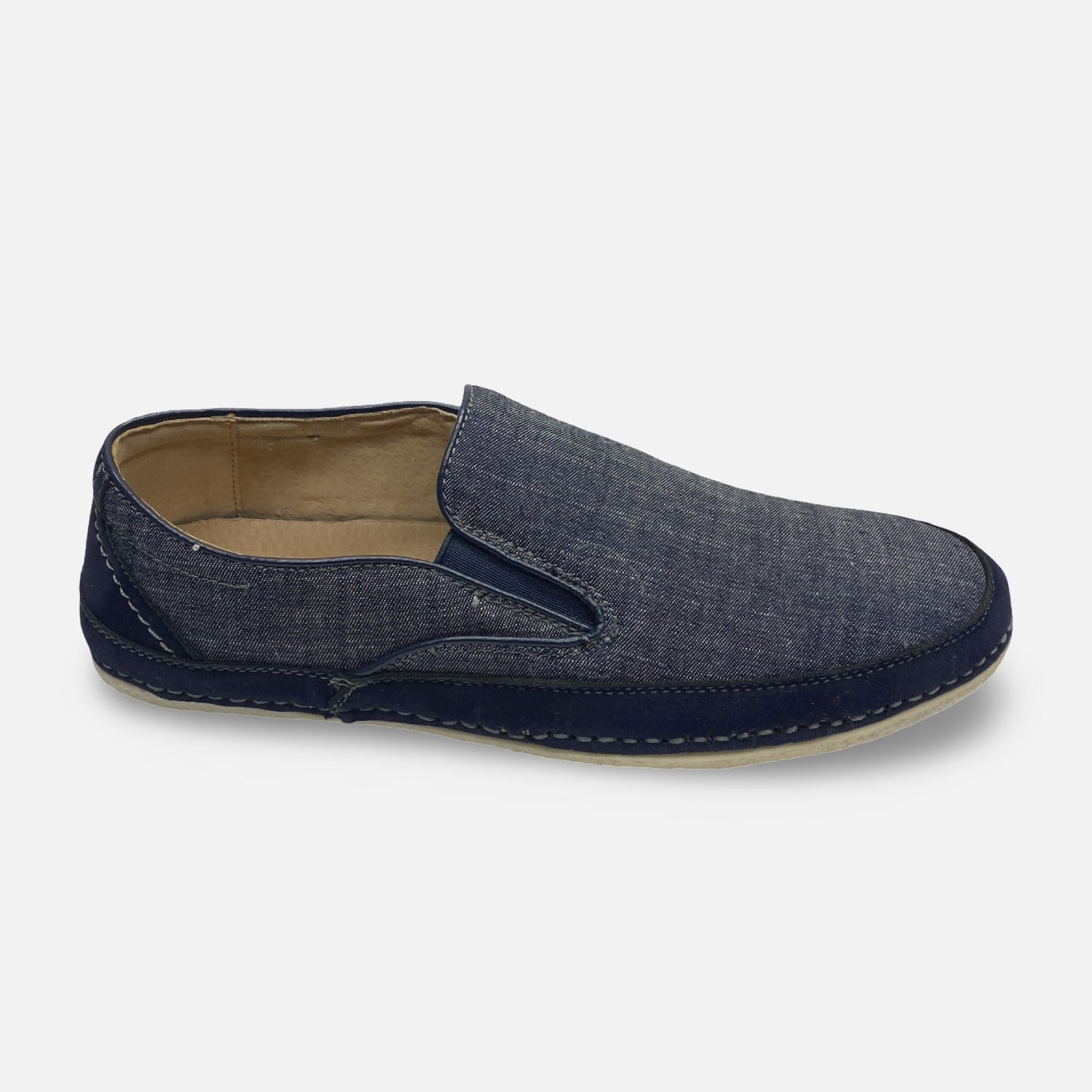 Stacy Adams Casual Blue denim Shoe Newport | Lat pair Size 7 M