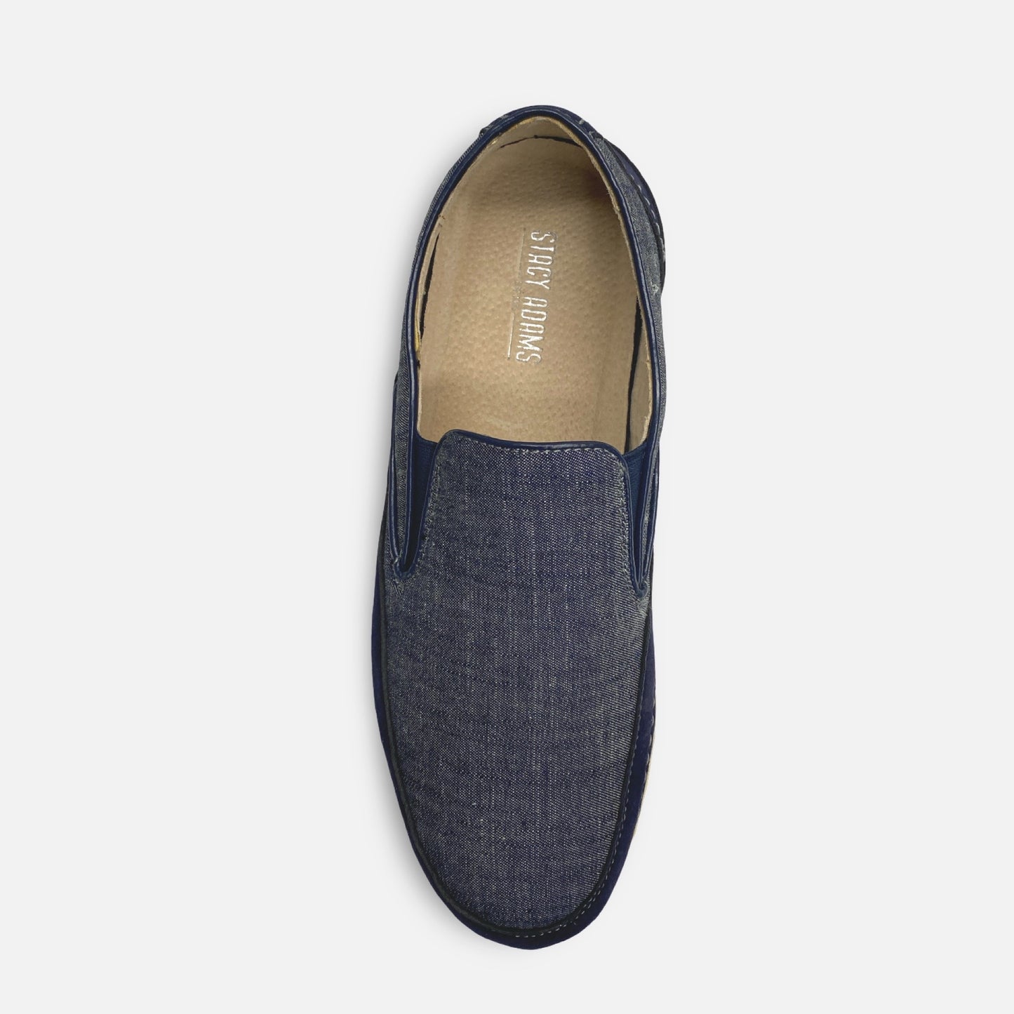 Stacy Adams Casual Blue denim Shoe Newport | Lat pair Size 7 M