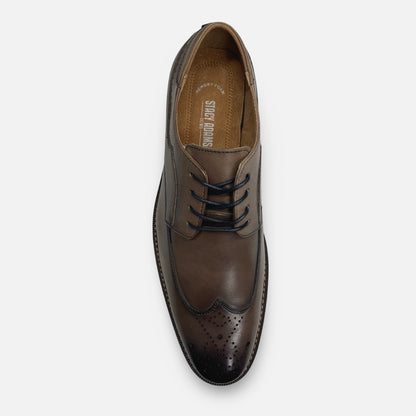 Stacy Adams Wingtip Shoe Fletcher Gray
