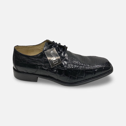 Stacy Adams Black Snakeskin Shoe Jaxon | Size 15 M