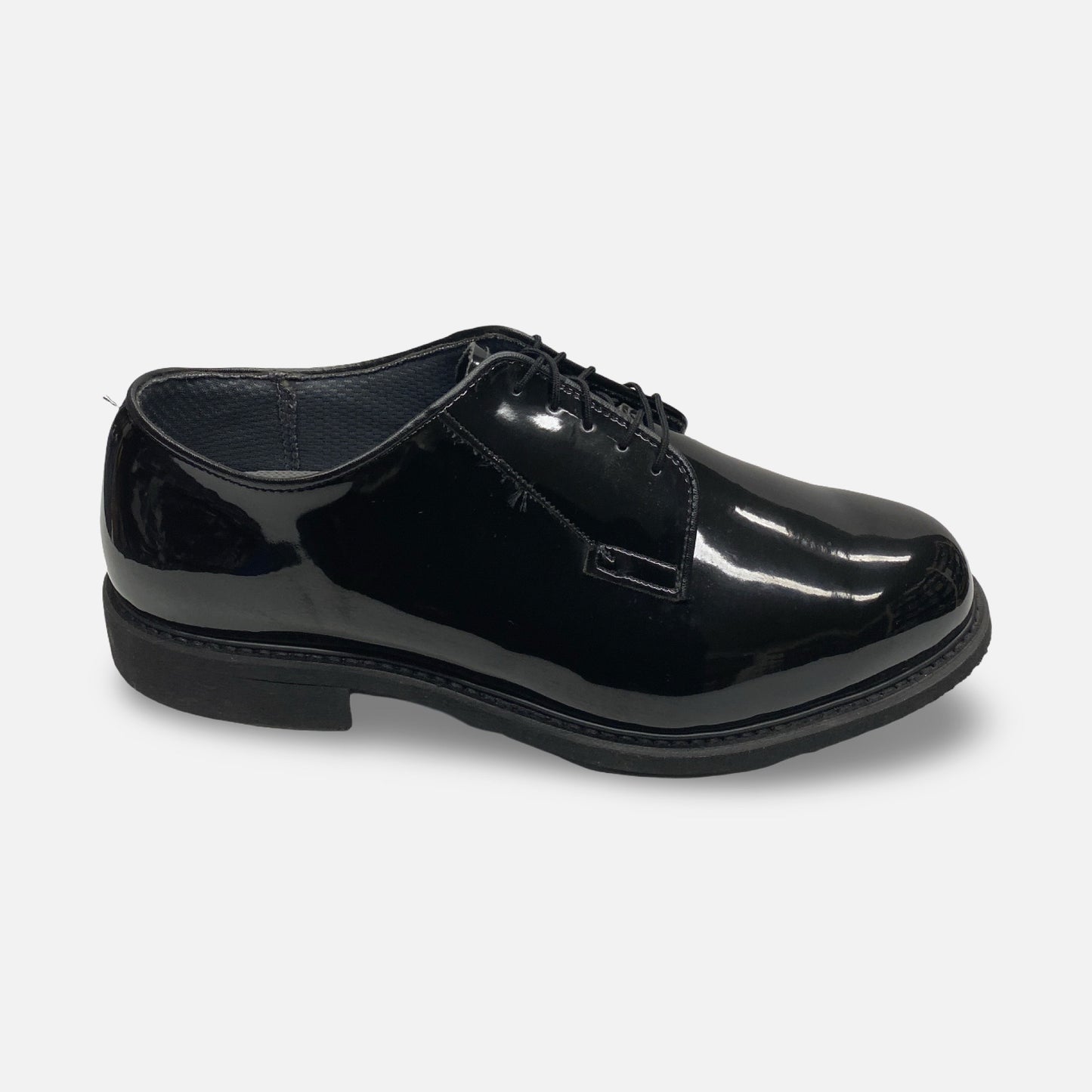 Bates Mens Black Oxfords high gloss shoes 00941 | Size 13 3E | Final Sale