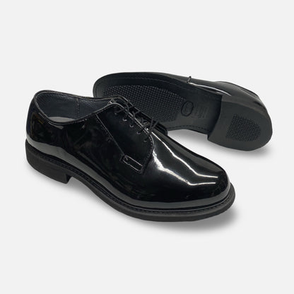 Bates Mens Black Oxfords high gloss shoes 00941 | Size 13 3E | Final Sale