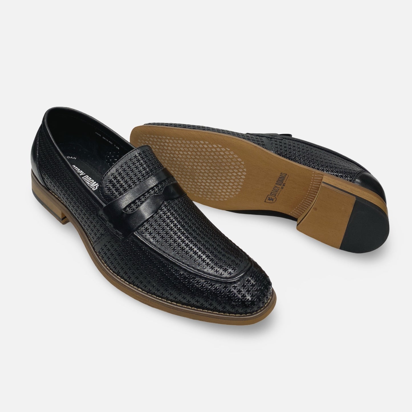 Stacy Adams Belfair Black Loafer