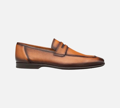 Men’s Deerskin Penny Loafer By Mezlan