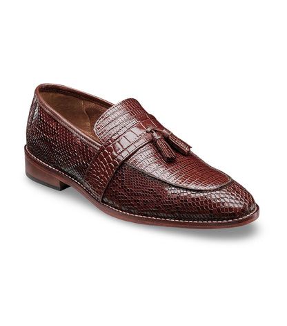 Stacy Adams Pacetti Leather Sole Moc Toe Tassel Slip-On – Cognac