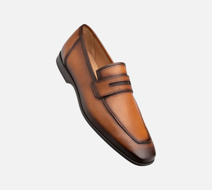 Men’s Deerskin Penny Loafer By Mezlan