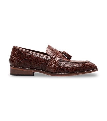 Stacy Adams Pacetti Leather Sole Moc Toe Tassel Slip-On – Cognac