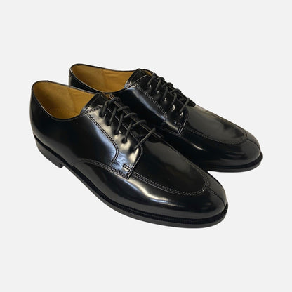 Mens Black Gloss Shoes