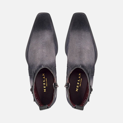 Mens suede grey boot made in spain